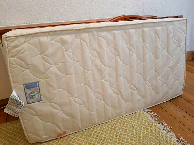the little green sheep natural twist cot bed mattress 70x140cm
